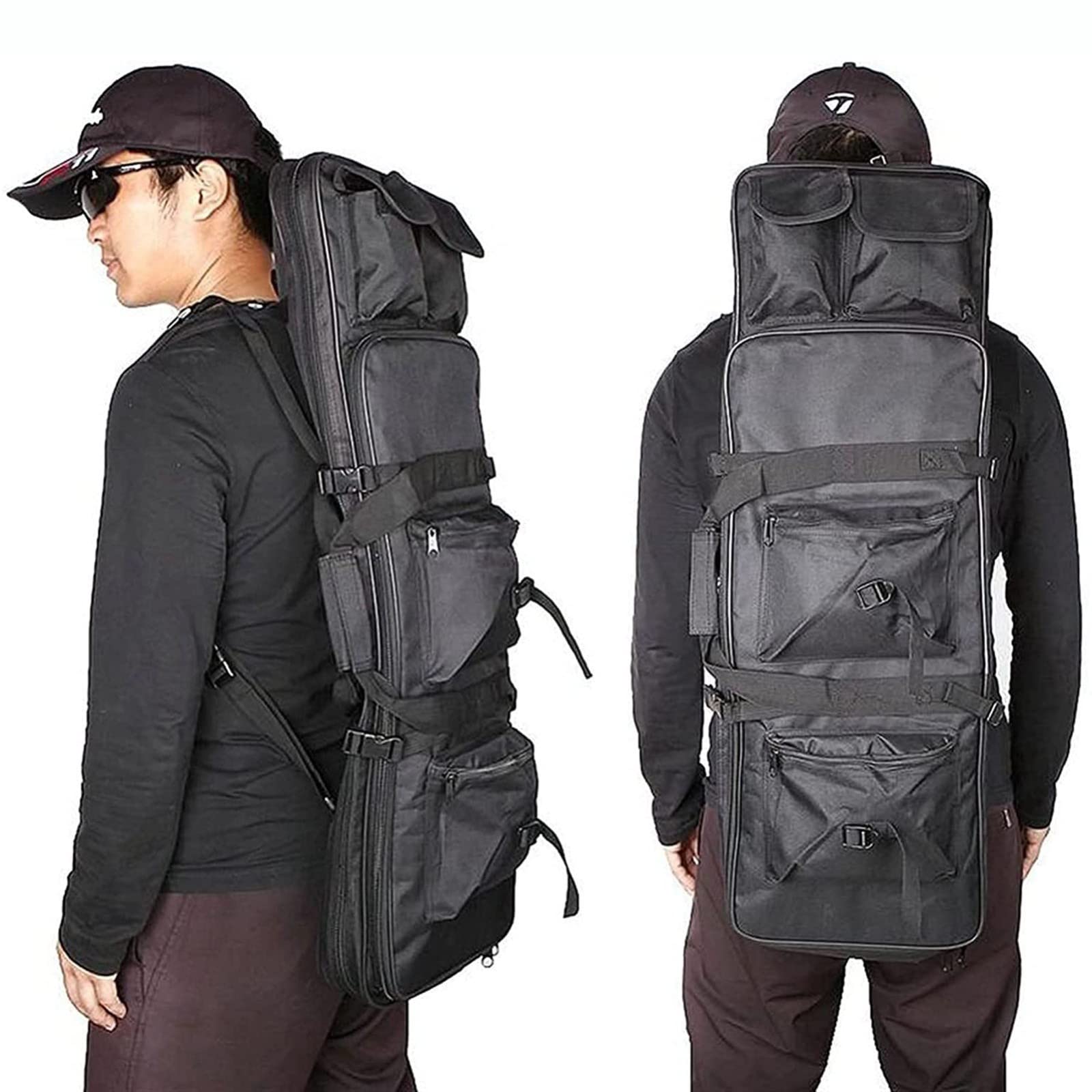 Custodia per Fucile,Supporto al Poligono,Paintball,Resistente e Impermeabile,81 cm/95 cm/118cm Custodia per Fucile Adatta alla Maggior Parte dei Fucili,Zaino Fucile Caccia