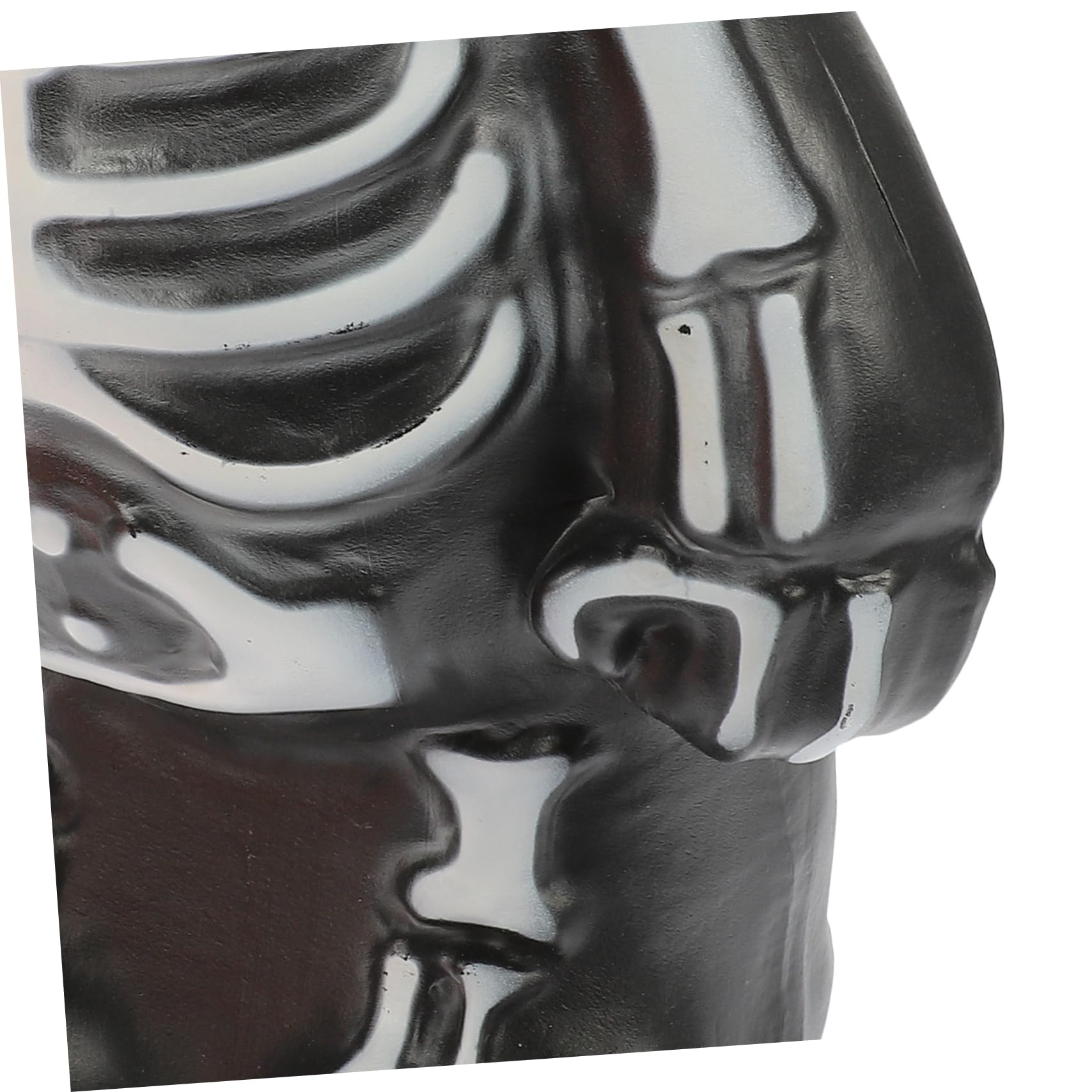 Socle D'exposition en Plastique Halloween Squelette Noir Décoratif Compact