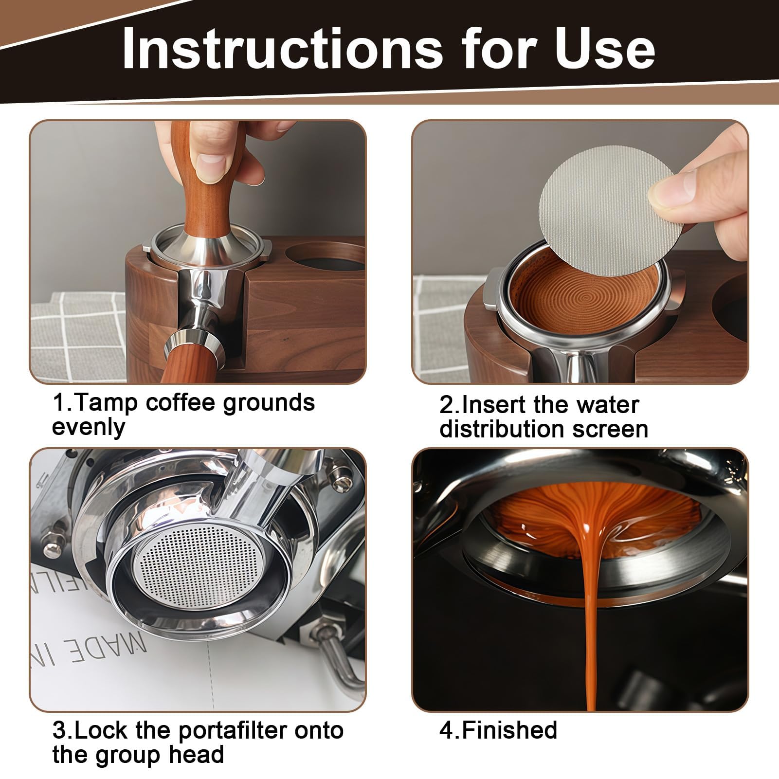 2 Piezas Pantalla de Disco Espresso de 51 mm, 1mm/1,7 mm de Grosor, 150 μm, Reutilizable, Acero Inoxidable 316, Filtro de Café Barista para Cesta de Filtro de Portafiltro Espresso — view 4