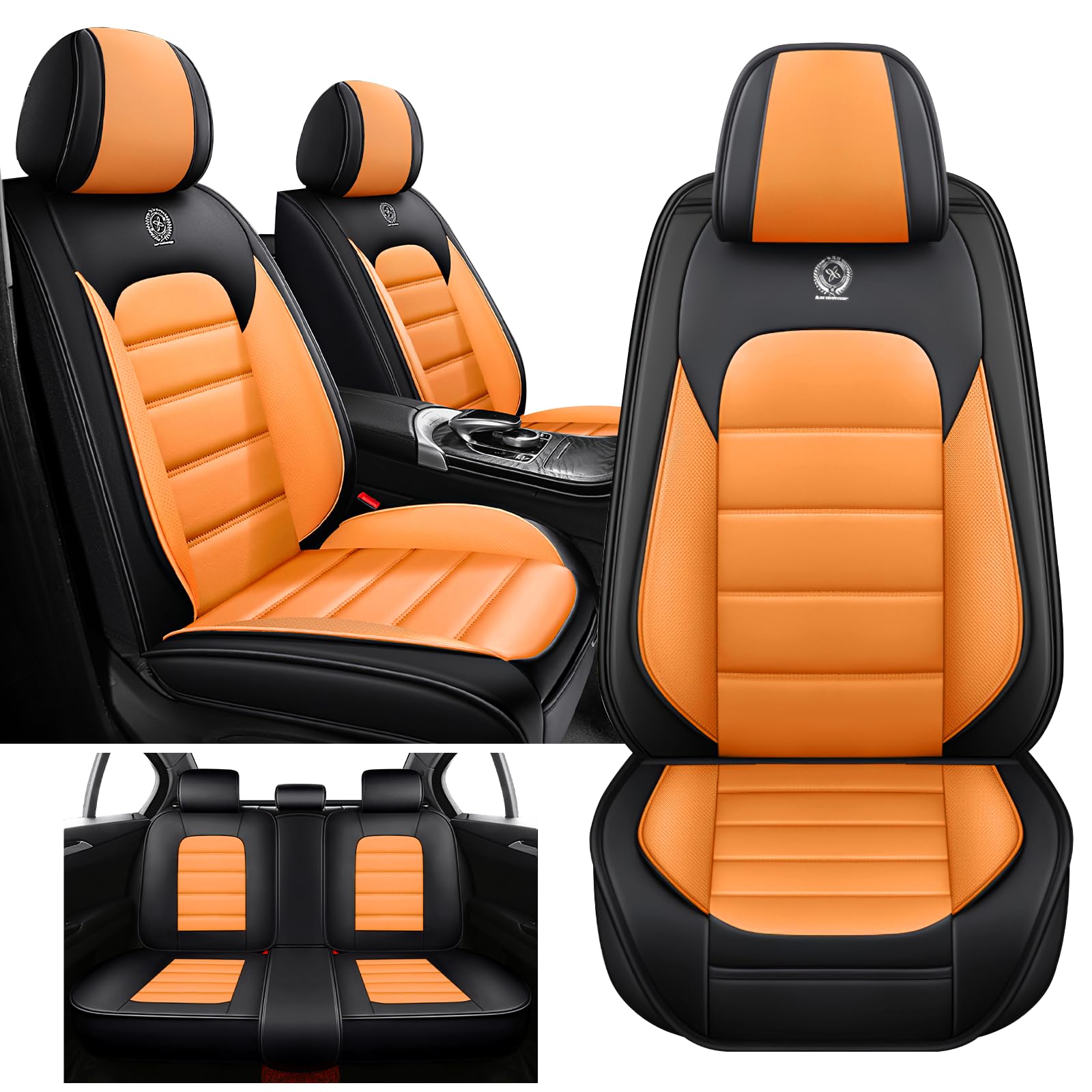 5 Seat Covers Fit for Chevrolet Chevy Equinox 2005-2025 Waterproof Premium Leather Automotive Accessories Seat Protectors Seat Cushions