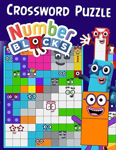 Numberblocks Crossword Puzzle Book: Numberblocks crossword puzzle book kids ages 4-7 !