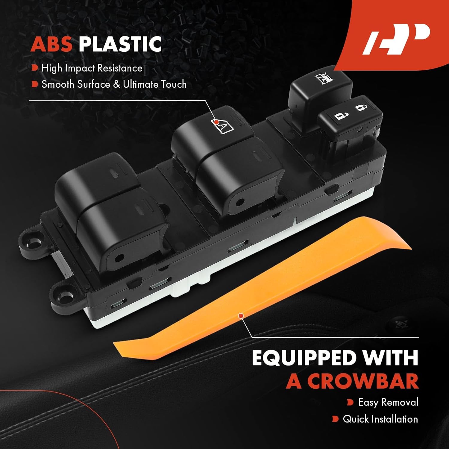 A-Premium Front Driver Side Master Power Window Switch Compatible with Nissan Sentra 2007, Sedan, Replace# 25401ET000