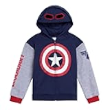 Marvel Spider-Man Avengers Fleece Zip Up Cosplay Hoodie Toddler to Big Kid Sizes (2T - 18-20)