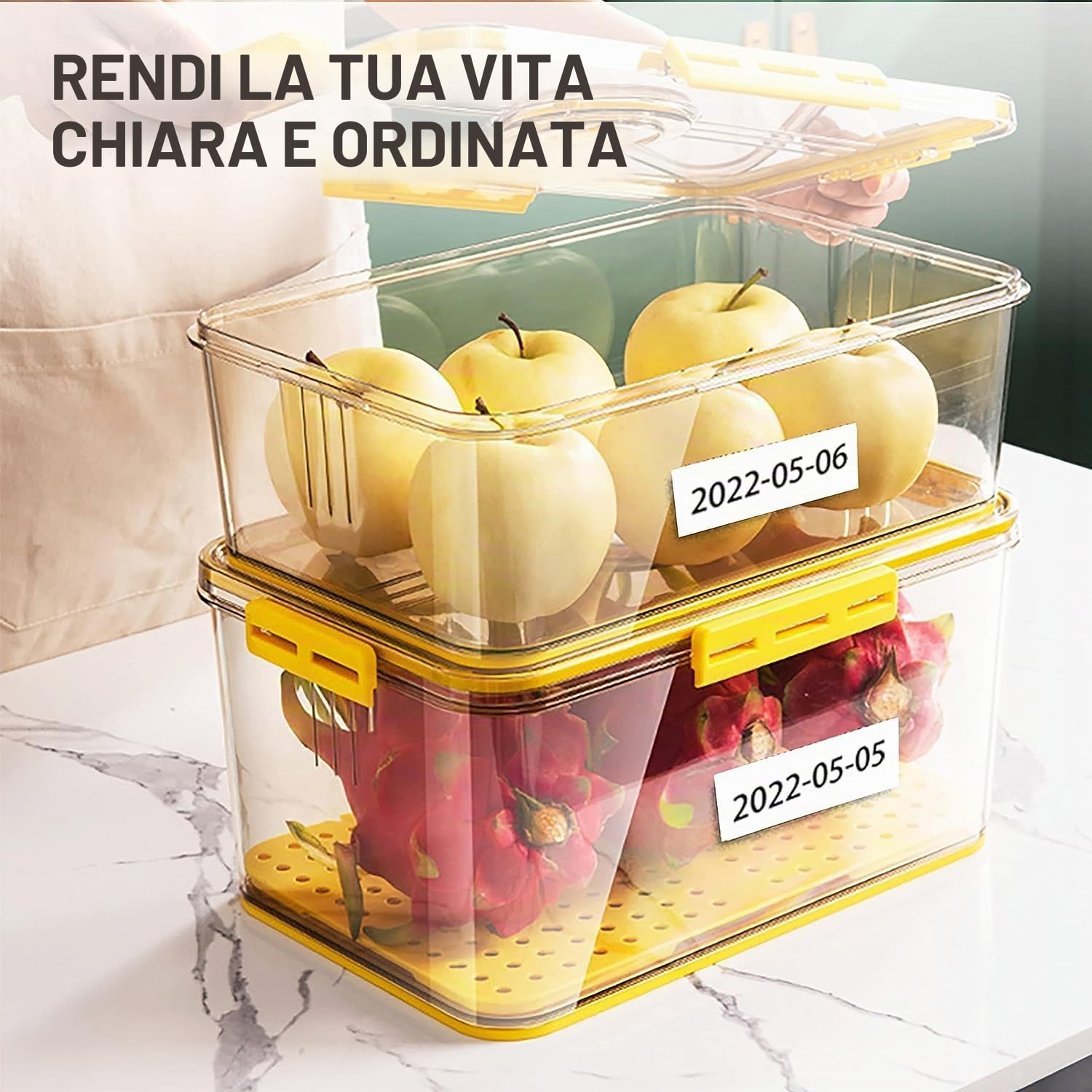 SUPVAN E10 & E11 Nastro per Etichettatrice, 8 Rotoli 15mm × 6m (0.59in × 19.7ft) Nastro Termico Laminato Continuo Originale, Etichette Impermeabili, Antiolio, Sicure per Bambini, Resistente