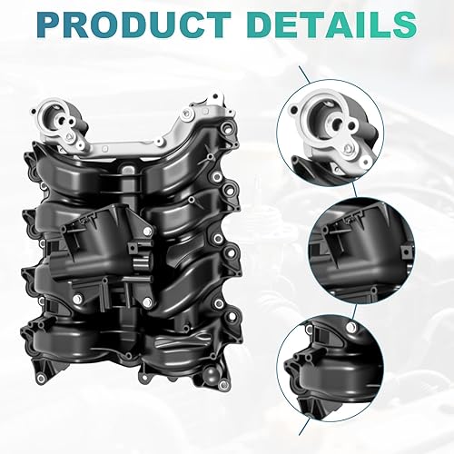 Miniatura 4 de Colector de admisión superior con junta, conjunto de colector de admisión para Ford F-150 E-150 E-250 Lobo V8 281 4.6L SOHC 8Cyl 615-375