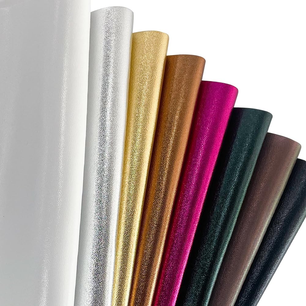 XHT 8 Unidades De 20 X 30 Cm, Elástico, Brillante, Suave, Piel