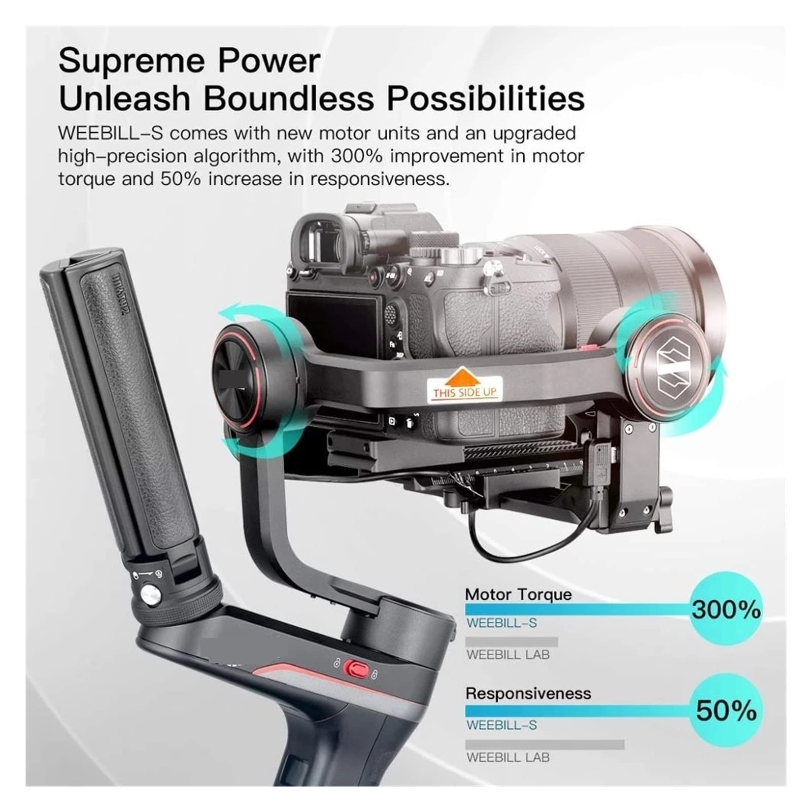 Ręczny stabilizator gimbala do lustrzanek cyfrowych DSLR Transmisja na żywo