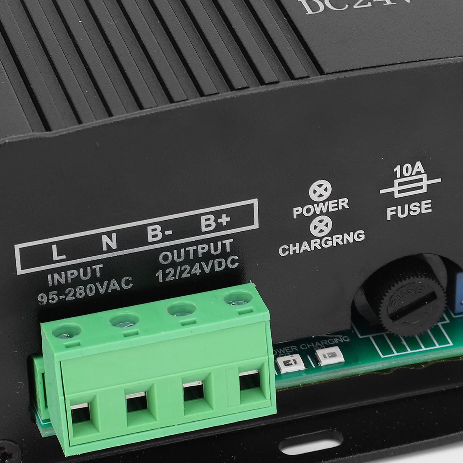 Chargeur Automatique de Batterie, Groupe électrogène Alliage d'aluminium sans Danger pour la Batterie pour Groupes électrogènes automatiques(DC12V6A, Transl)