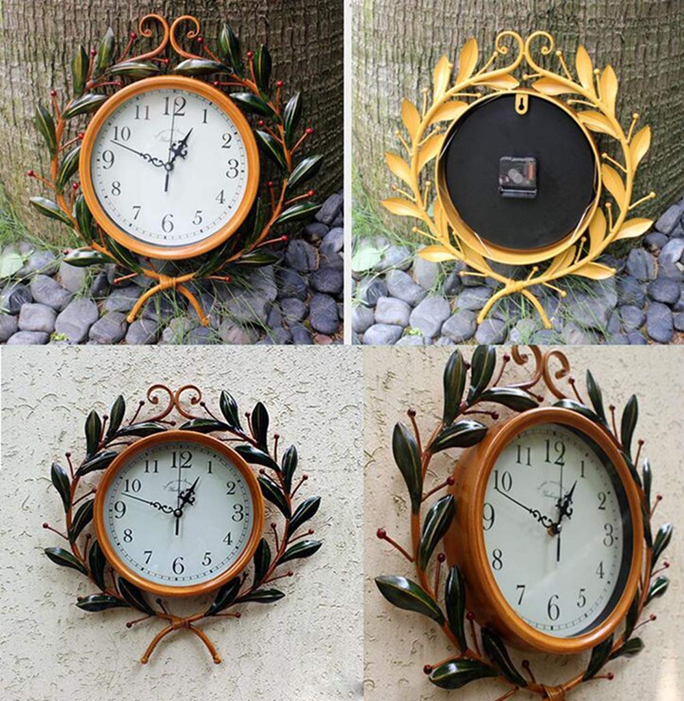 Amazon.com: LIPJIA Wall Clock,Outdoor Garden Oversized Retro