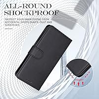 Vista 5 de Funda para Xiaomi Redmi Note 11 4GRedmi Note 11S 4G, Funda de piel sintética tipo cartera para Xiaomi Redmi Note 11 4GRedmi Note 11S 4G, cubierta