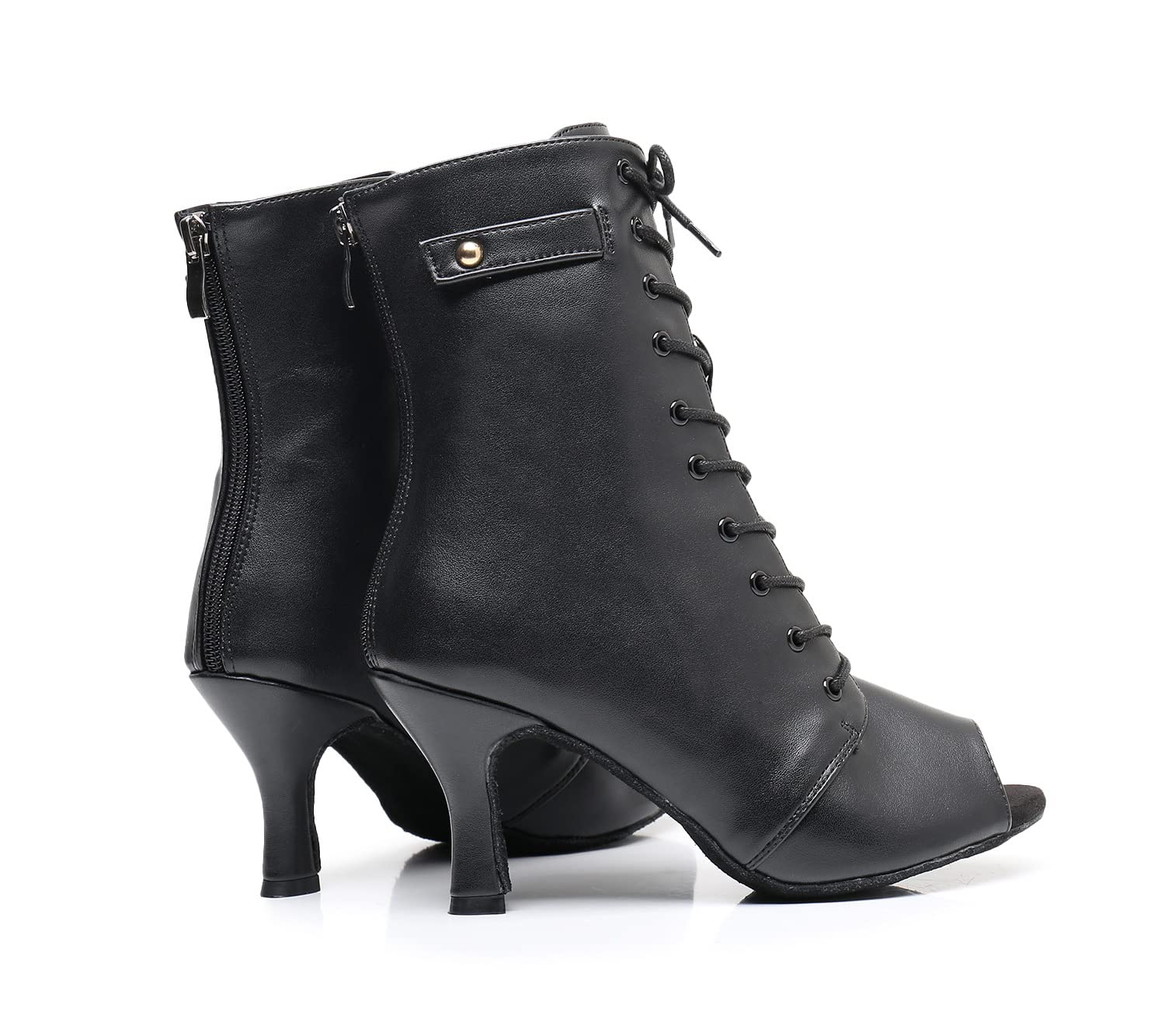 Botas profesionales de baile latino para mujer, salsa, tango, jazz, tacón personalizado