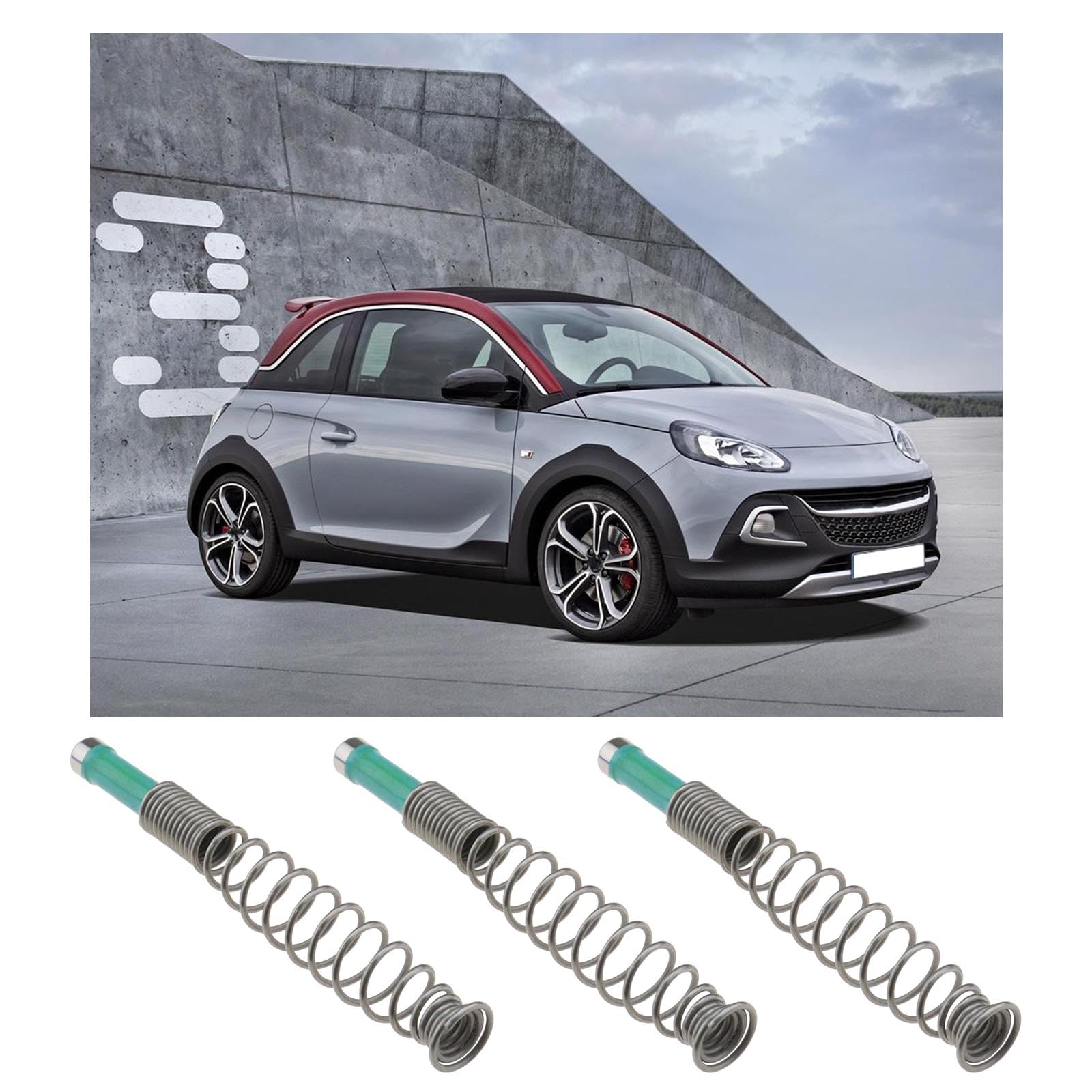 SG Store 4szt Zestaw naprawczy gumowej tulei cewki zapłonowej Pokrywa cewki zapłonowej Sprężyna Moduł zapłonowy Zestaw cewek Kompatybilny z Adam, Astra J, Corsa D/E 95514599
