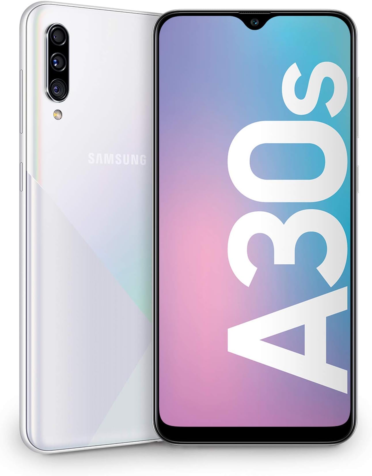 Samsung A307 Galaxy A30s 4G 64GB Dual-SIM white EU (Renewed)