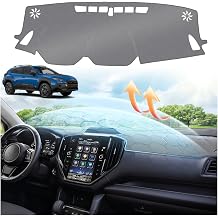 Sunsdrew Upgraded Gray Dash Cover for 2018-2024 Toyota Camry Accessories,Dashboard Cover Mat Anti-Glare UV Protection Sunshade Pad Non-Slip