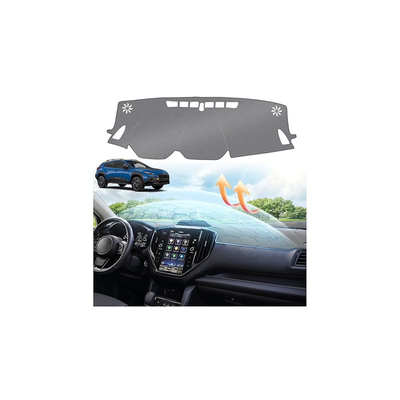 Capa para Painel Sunsdrew para Toyota Camry 2018–2024, Cinza