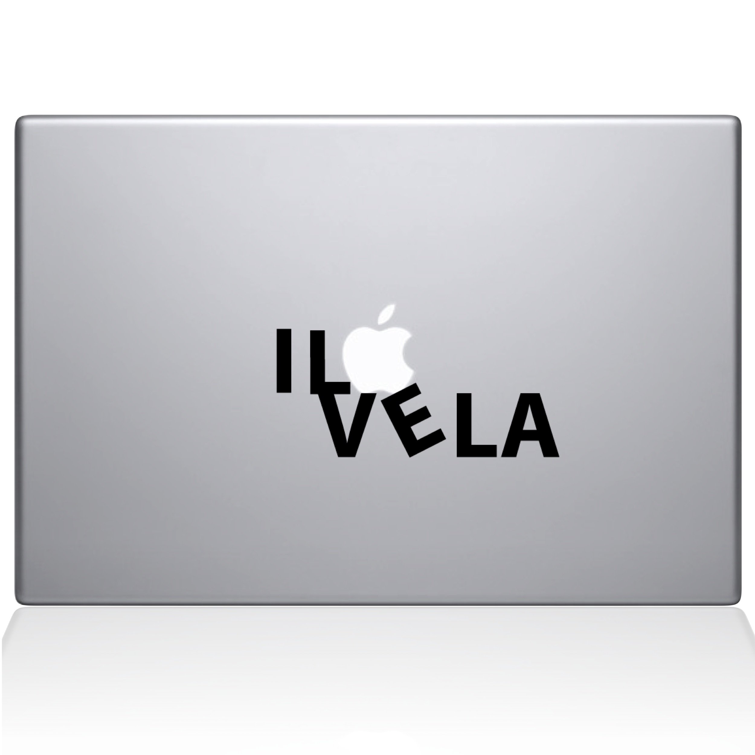 MacBook Autocollant en Vinyle I Love la Personnalisation de Votre Ordinateur au Café ou Bureau