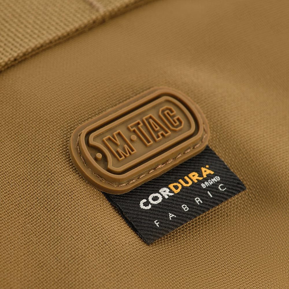M-Tac Taktyczna kosmetyczka Elite Gen.II – podróżna i wojskowa kosmetyczka, Cordura 500D, wodoszczelna, kompaktowa, do użytku na zewnątrz, na kemping, Bundeswehrę i Airsoft, Coyote