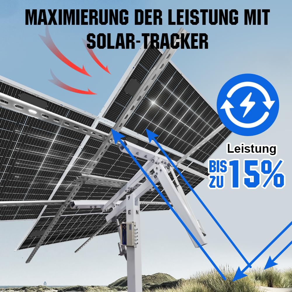 ECO-WORTHY Bifaziales Solarpanel120W 18V, Monokristallin Solarmodul für 12V Batterien, Photovoltaik, Solarpanel 12v ideal für Wohnmobil, Balkonanlage, Gartenhäuse, Boot