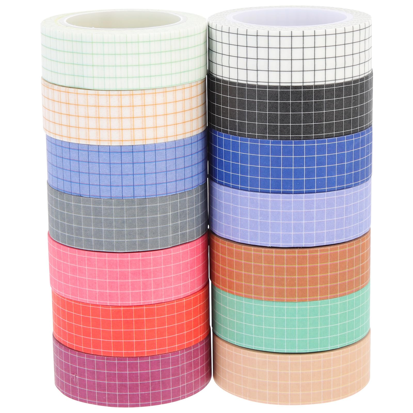Cinta Washi de estampado variado lavable para decorar cuadernos escolares y carpetas 8