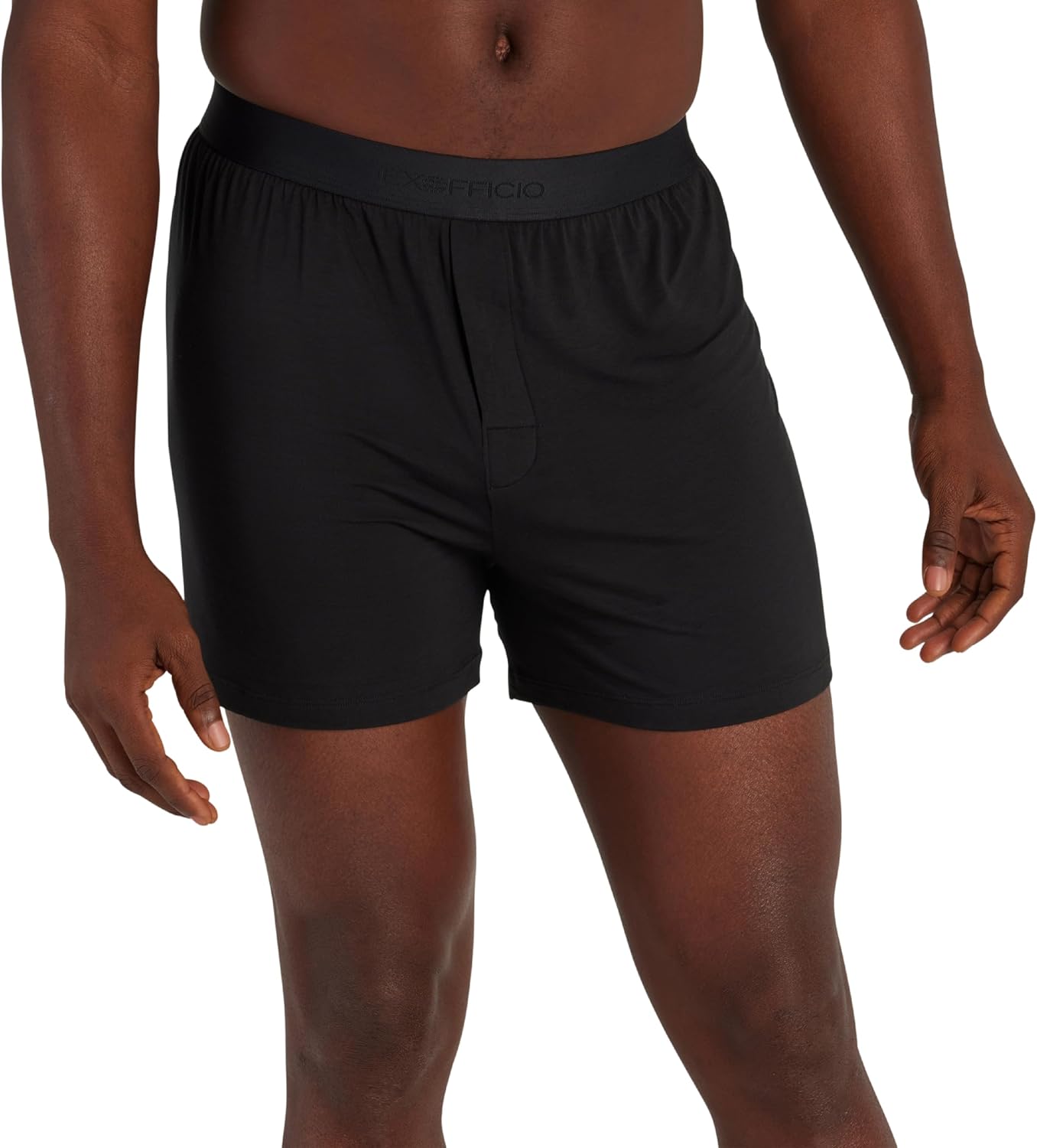 ExOfficio Men's Everyday Boxer - Lightweight Knit Jersey Travel Underwear