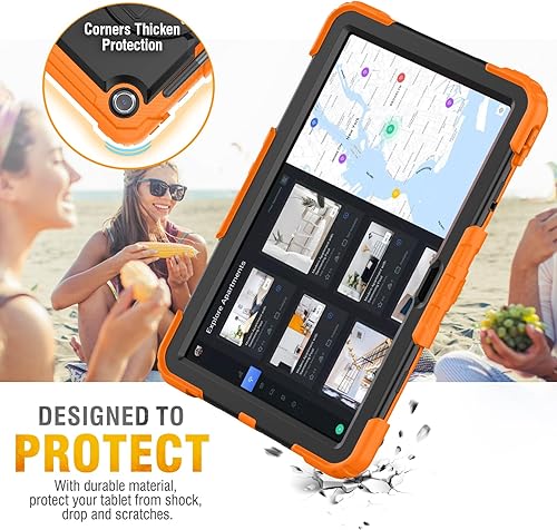 Miniatura 117 de HXCASEAC Funda para Samsung Galaxy Tab S6 Lite de 10,4 pulgadas, protectora con protector de pantalla/correa de mano/soporte para bolígrafo S, a