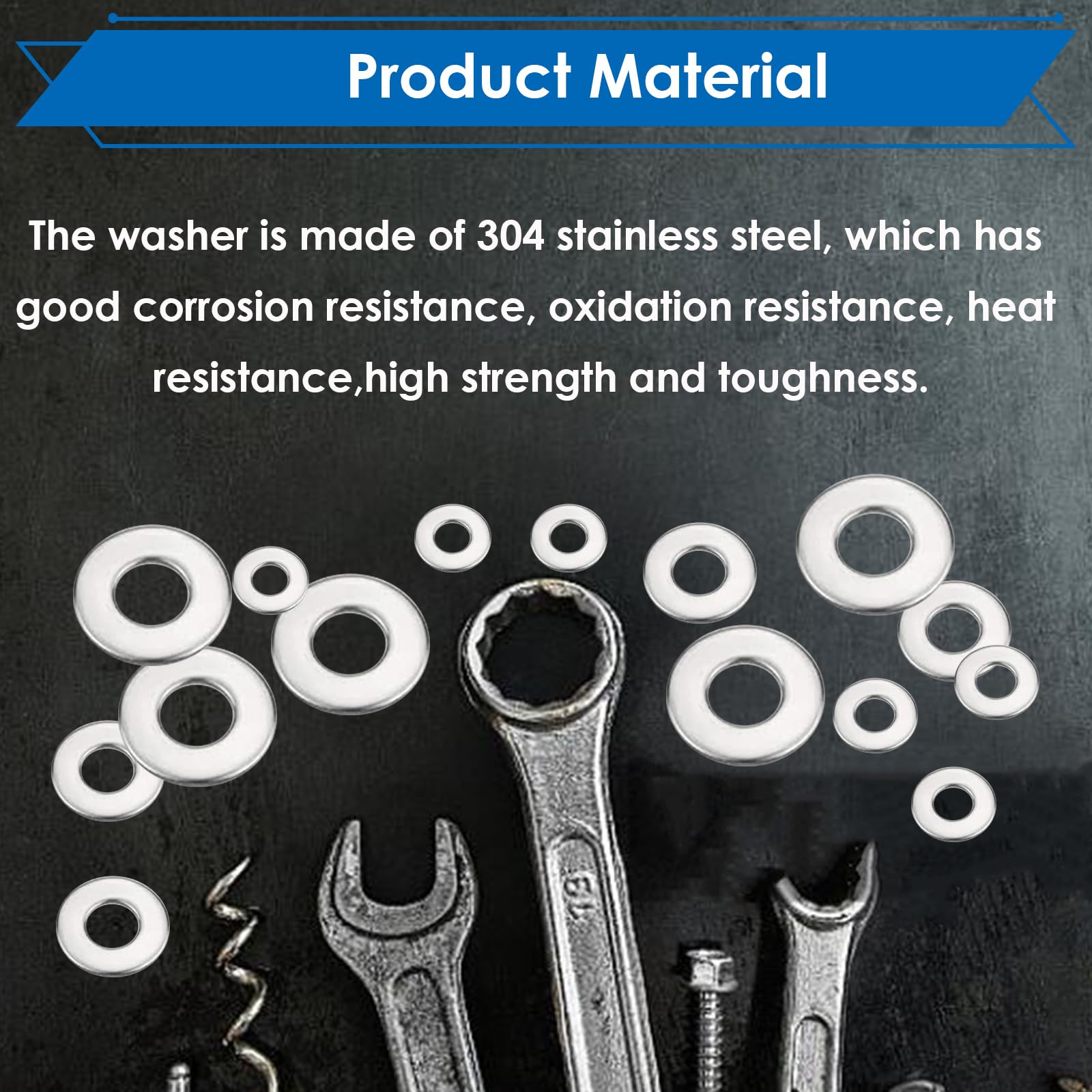 Stainless Steel Pop Rivet Washers - Assortment Kit -3 Stainless Steel Pop Rivet Washers - Assortment Kit -3