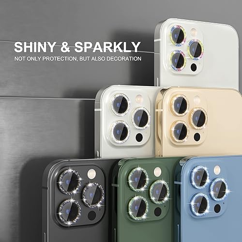 Miniatura 7 de Choiche Protector de lente de cámara compatible con iPhone 13 ProiPhone 13 Pro Max, protector de lente de cámara, protector de pantalla de vidrio