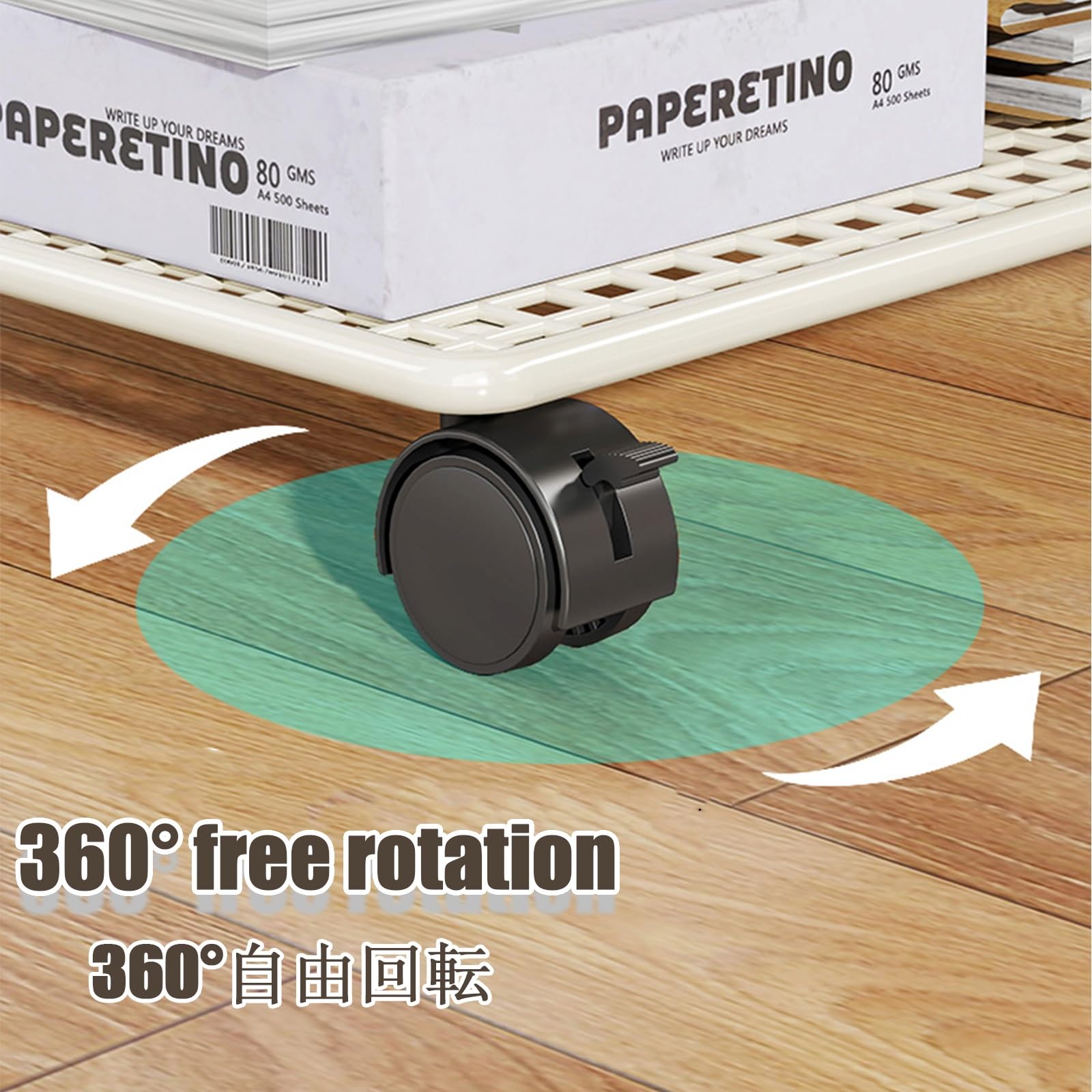 Mobiletto Con Ruote Supporto Per Stampante In Legno Porta Stampante Da Scrivania Mensola Porta Stampante Supporto Per Stampante Da Scrivania Mobili Per Stampanti Carrello Porta Stampante(Whit
