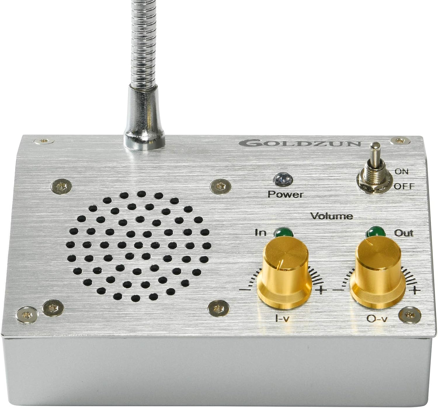 Buу 1 gеt 1 Goldzun EN-2016 Window Speaker, Intercom System for Business, Dual Way Microphone Intercom, Counter Interphone for Bank, Office, Station, School