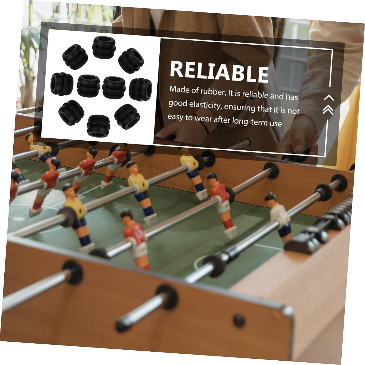 FAVOMOTO Foosball Accessories Foosball Machine Bearing Foosball Game Supplies Foosball Table Parts Foosball Table