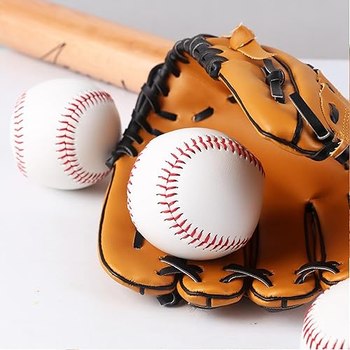 Miniatura 7 de Pelotas de béisbol en blanco con núcleo de corcho sólido, pelotas de béisbol de 9 pulgadas, autógrafos sin marcar, para juego de liga, lanzamiento,