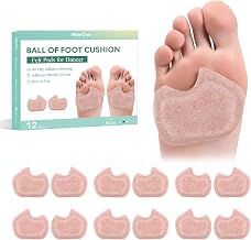 Welnove Metatarsal Pads (6 Pairs) - Soft Forefoot Relief - Ideal for Metatarsalgia, Morton's Neuroma, Calluses, High Heels and All Shoes