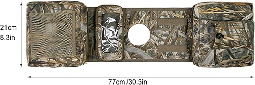 Vista 2 de MYDAYS Bolsa de sillín para ATV, tanque de carga, equipaje de almacenamiento para ATV UTV, motos de nieve y motocicleta, Camo1, Utv