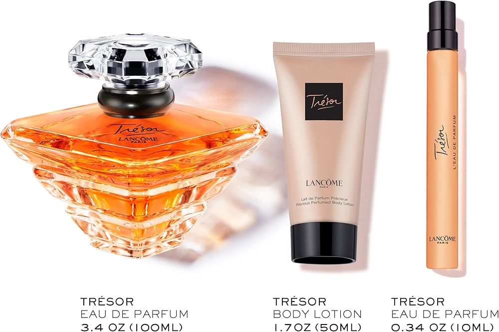 Lancôme Trésor 香水とボディローションセット Amazon.com: Lancôme Tresor Mother's Day Traveler Set - Full-Size