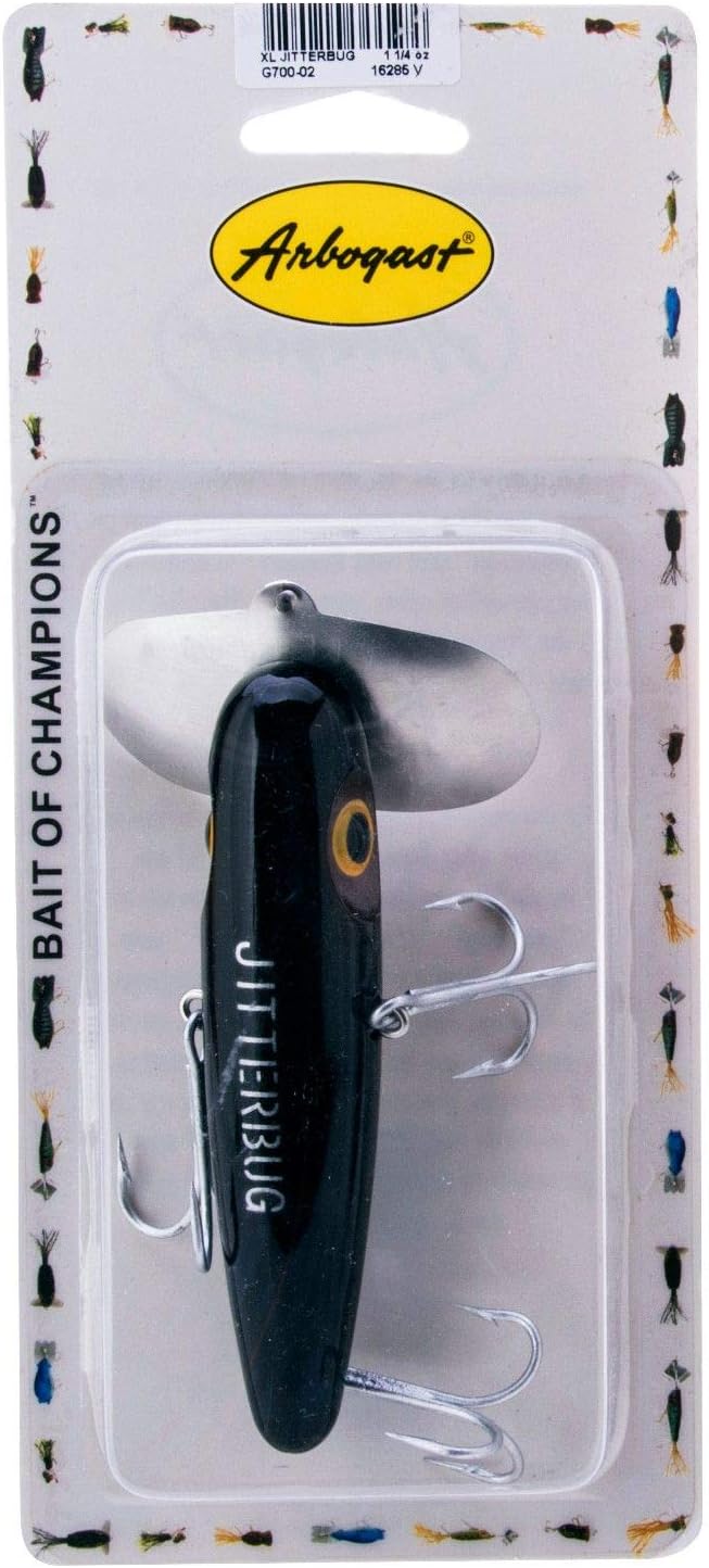 Arbogast Jitterbug Topwater Bass Fishing Lure - Excellent for Night Fishing image 3
