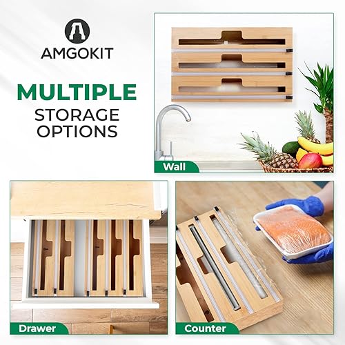 Miniatura 6 de Dispensador de envoltura de plástico con cortador 3 en 1