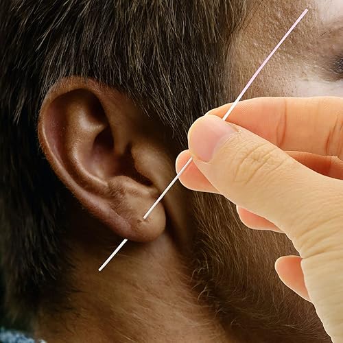 Miniatura 2 de Kit de 180 piezas de limpiador de agujeros para aretes, hilo dental rosa, desechable, línea de limpieza para perforación para mujer y hombre