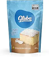 Mistura para Bolo de 400G, Sabor Coco, Globo.
