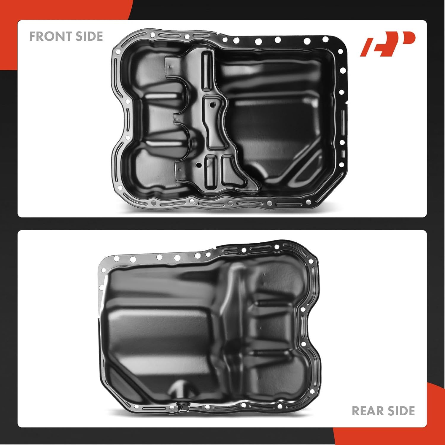 A-Premium Engine Oil Pan Sump with Drain Plug Compatible with Hyundai Tucson 2011-2013, Kia Forte 2010-2013, Forte Koup 2010-2013, Forte5 2012-2013, L4 2.0L