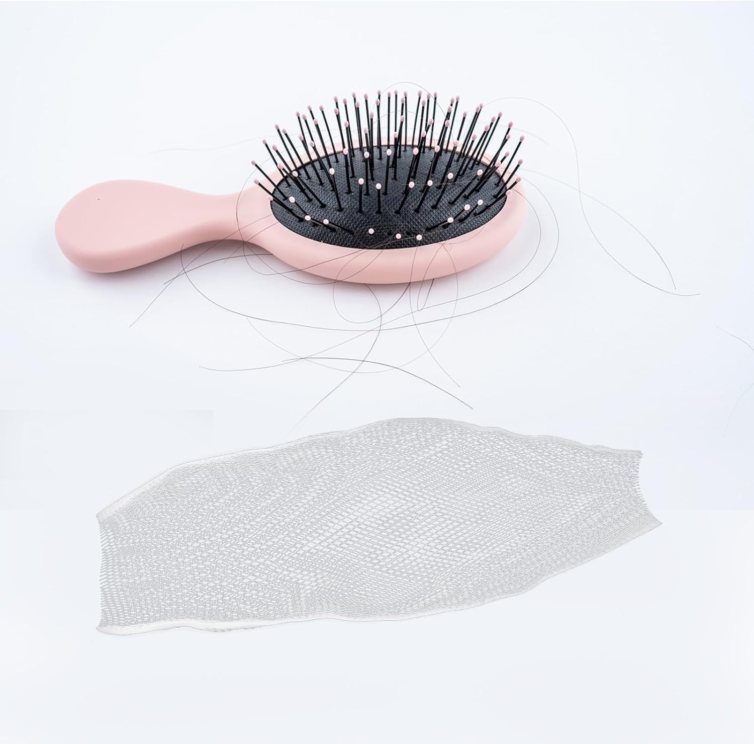 50Pcs Nylon Hair Brush Cleaning Net Sheets for Effortless PET Hair Removal