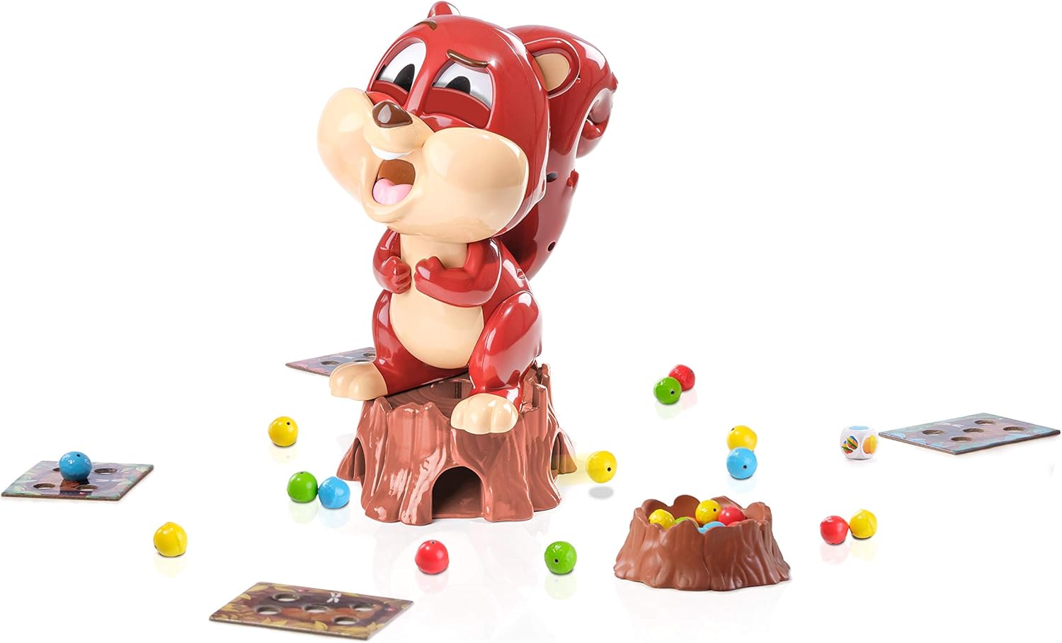 Gobe Noix - Fun Society Speed Games for Kids - Ages 4+ - Help Squirrel Collect Hazelnuts - Play with Family or Among Friends - 2 to 4 Players