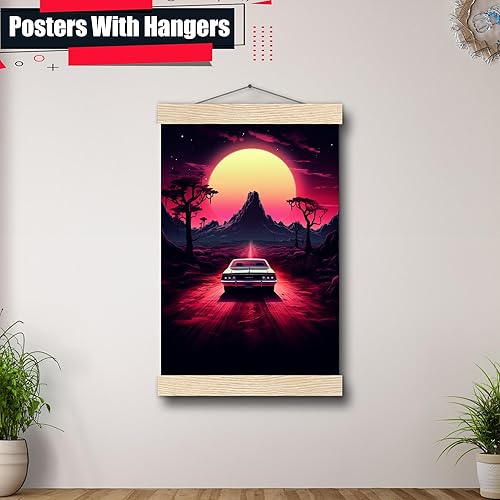 Miniatura 5 de Unique Synthwave Style Retro Art, 80s style art, framed poster print, guest room art, cool living room art, Wall Art, poster