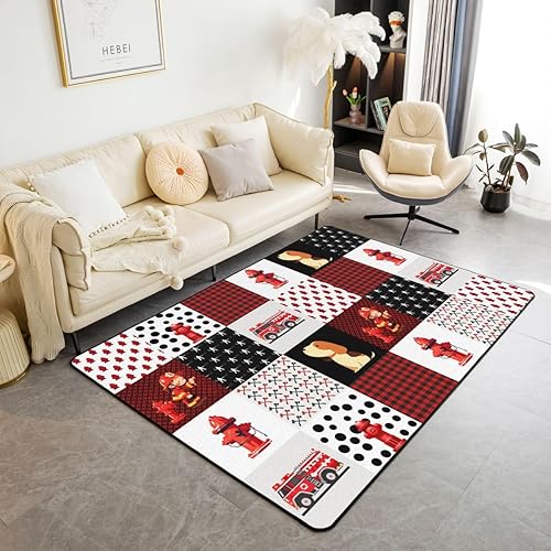 Miniatura 24 de Alfombra de área de rana de 5 x 7 pies, bonita alfombra familiar de ranas de dibujos animados para sala de estar, dormitorio, decoración temática