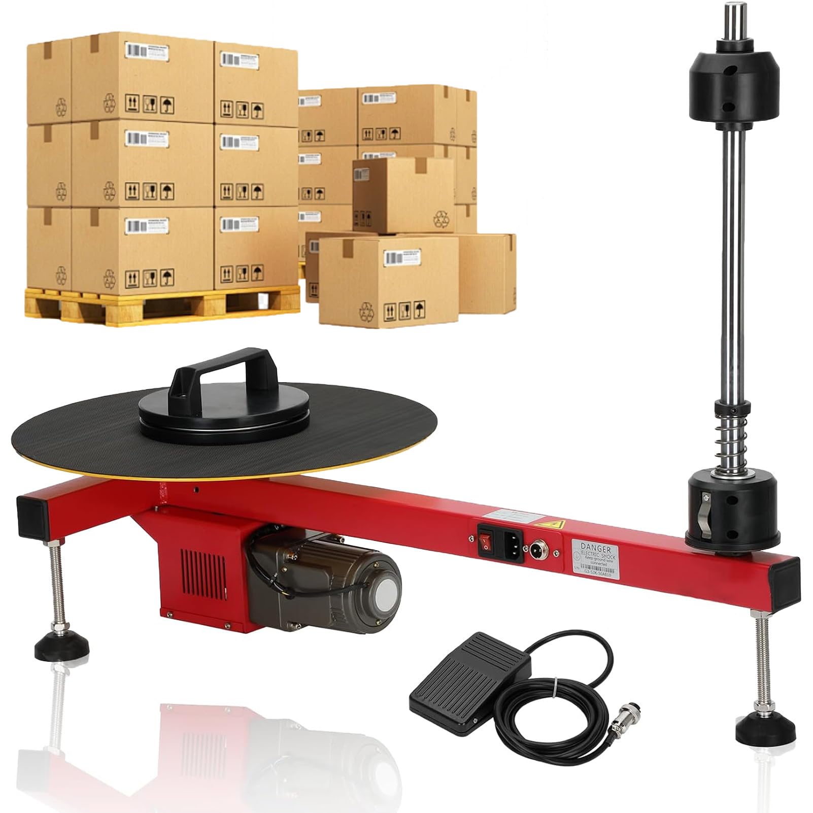 Avvolgitrice elettrica per Pallet, velocità 30 Giri/min.