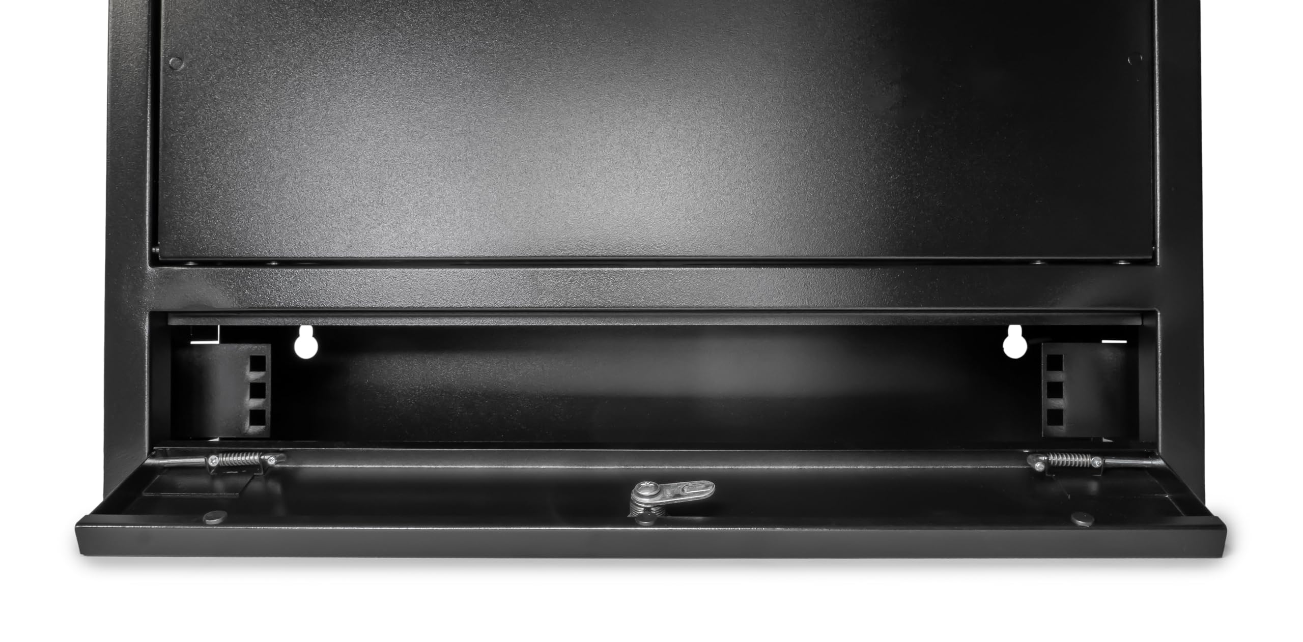 Box di Sicurezza Professionale in Metallo per DVR/NVR 19” – Armadio a Parete con Serratura, Ventilazione Passiva, 58×55×15 cm, Nero (AR-BOX581555B)