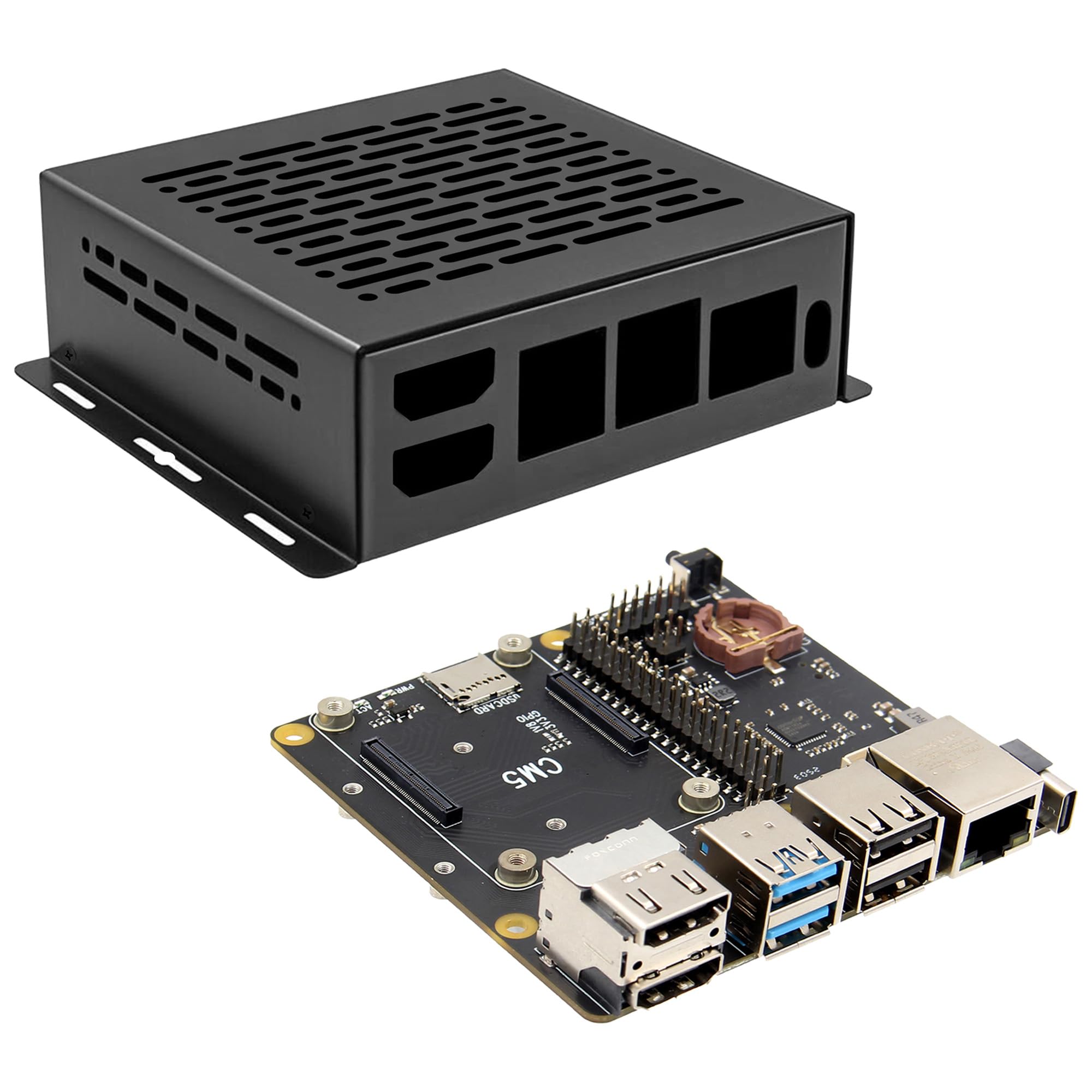 Amazon.com: Geekworm X1500 CM5 IO Carrier Board+Metal Case for