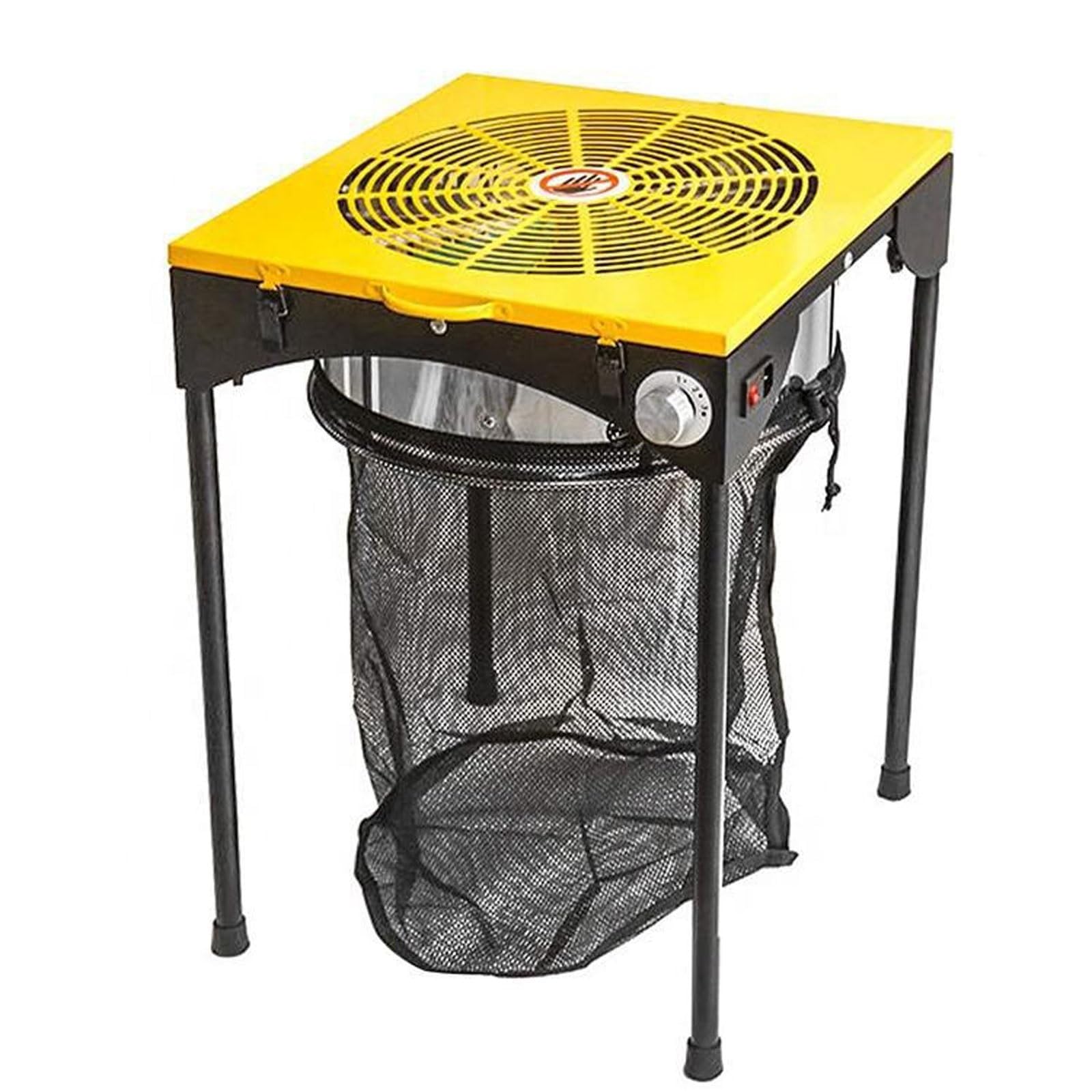 Cortadora eléctrica de hojas, 45,7 cm, ajustable, 3 velocidades, con 6 cuchillas de acero y bolsa de recolección para plantas hidropónicas y corte de flores