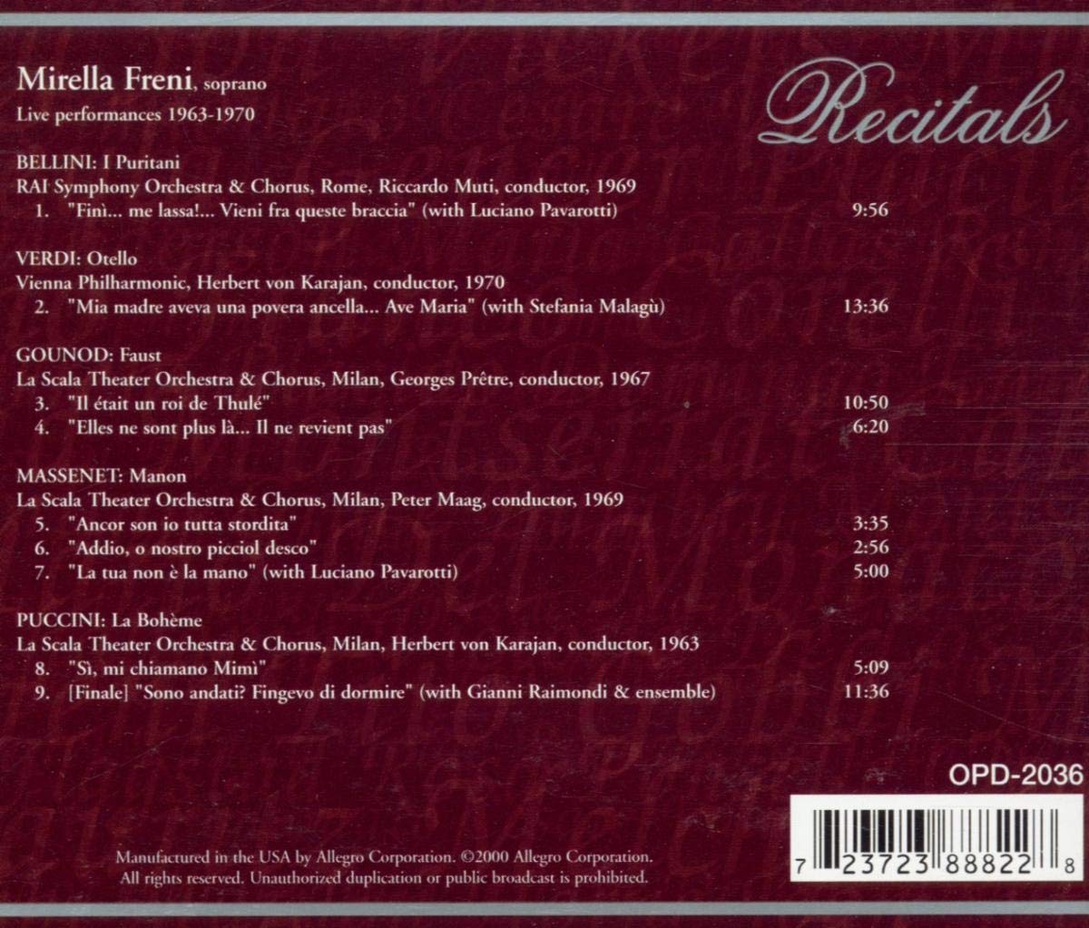 Freni : Récital II