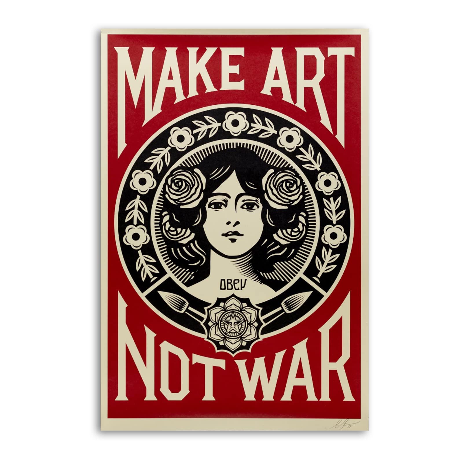 希少 black flag Shepard Fairey obey ポスター Shepard Fairey | Obey Eye (Black) (2009) | Artsy