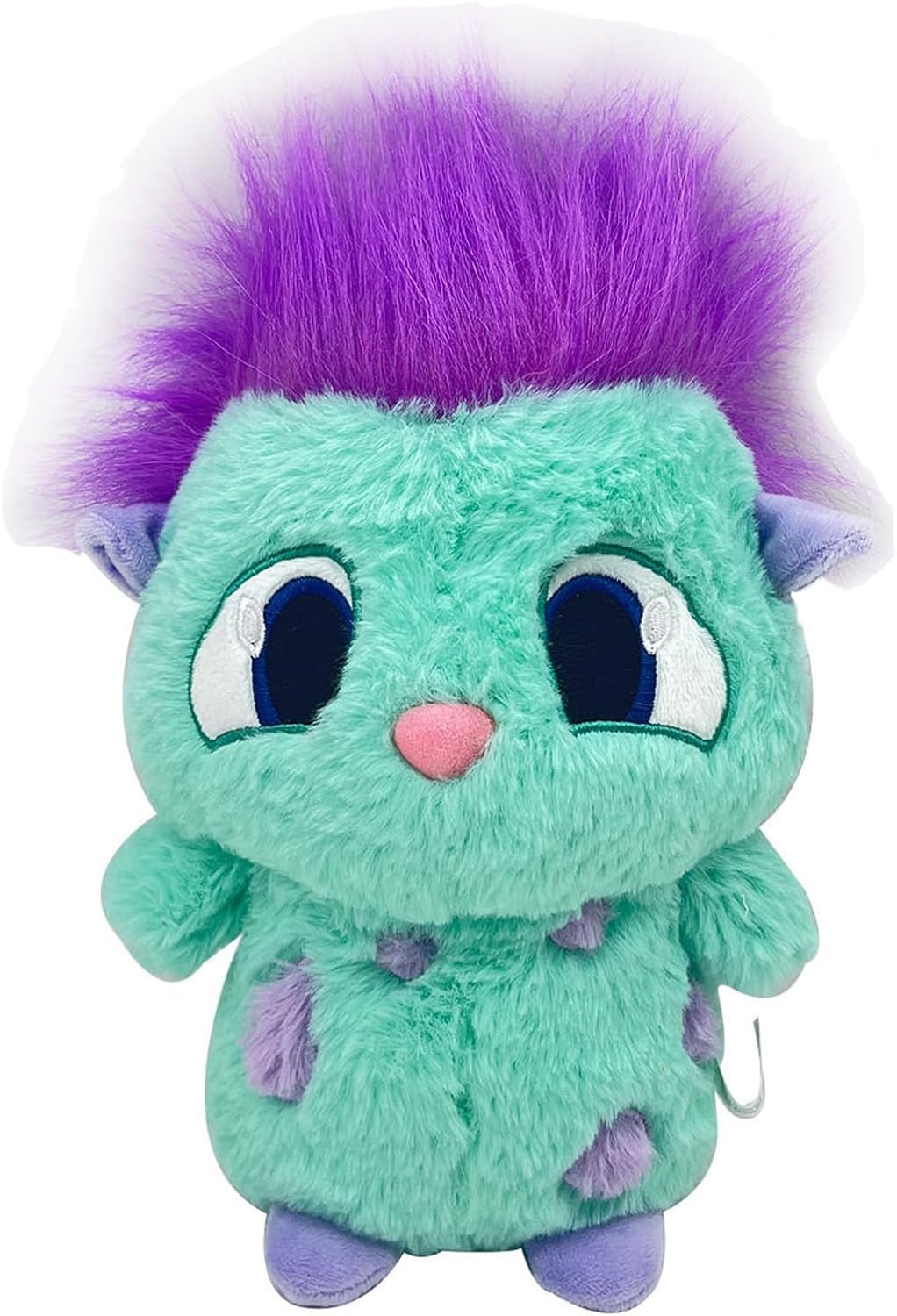 Bibble Plushies, Purple Hair Kawaii Chubby Elf Plush Doll, Super Soft Hit Animated Movie Character Plush Toy, Creative Role Throw Pillow, Funny Cute Home Decor Collectibles Stuffed Toys (Green)